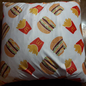 McDonald's Cushion New Throw Pillow Golden Arches McD's